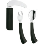 Ensemble 3 couverts ergonomiques amefa mod�le droitier