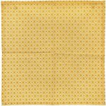 Ensemble de 4 serviettes imprimées paty en coton, couleur jaune ocre, 40x40 cm ? atmosphera créateur ... Ensemble de 4 serviettes imprimées paty en coton, couleur jaune ocre, 40x40 cm ? atmosphera créateur ...