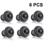 Ensemble de 6 pices conomiseur de vin, bouchons sous vide, bouchon de vin, scellant de bouteille rutilisabl ...