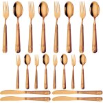 Ensemble d'argenterie de 40 pi�ces, service de couverts en acier inoxydable de qualit� sup�rieure pour ...