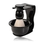Ensemble de blaireaux de rasage avec support de rasage, bol de rasage et organisateur de tasses, dcoration ...