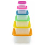 Herzberg - ensemble de boites de conservations alimentaires 6 pi�ces hgsfs6n1