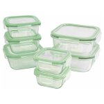 Ensemble de boite de conservation en verre 7 pi�ces classbach c - fhd4010g