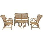 Chillvert - ensemble canapé, 2 chaises et 2 tables d'appoint de jardin 4 pers. parma 108x72x85 cm rotin ... Chillvert - ensemble canapé, 2 chaises et 2 tables d'appoint de jardin 4 pers. parma 108x72x85 cm rotin ...