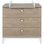 Les tendances - ensemble commode 3 tiroirs + plan à langer Les tendances - ensemble commode 3 tiroirs + plan à langer