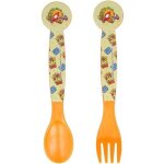 Ensemble de couverts - super zings - 2 pi�ces - plastique - compatible lave - vaisselle - enfant
