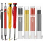Ensemble de crayons de charpentier marqueur de trou profond avec 40 mines, 4 crayons mécaniques avec ... Ensemble de crayons de charpentier marqueur de trou profond avec 40 mines, 4 crayons mécaniques avec ...