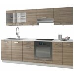 Mobilier1 - cuisine complète tucson 163 , 240x60cm, plan de travail, stratifié Mobilier1 - cuisine complète tucson 163 , 240x60cm, plan de travail, stratifié