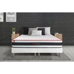 Somness - ensemble matelas sommier energy 180 x 200 cm - couleur : blanc