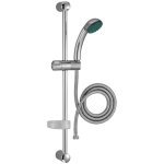 Ensemble de douche monojet eco avec barre 60cm et flexible 175cm jacob delafon e14320 cp