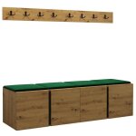 Mobilier1 - meuble d'entr�e hartford 276, manila 35, 0x0x0cm, tapisserie, stratifi�, � poser, � suspendre ...