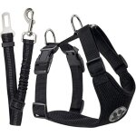 Ensemble de harnais et laisse de scurit de voiture, multifonction tissu rglable respirant gilet ordinaire ...