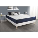 Actisom - ensemble matelas actiflex life 140x190 ressorts ensachs et mmoire de forme 5zones de confort ...