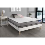 Actisom - ensemble matelas actimemo 160x200cm 2 faces � m�moire de forme 3zones de confort + sommier ...