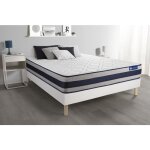 Actisom - ensemble matelas latex et m�moire de forme actilatex ergo 200x200 cm maxi �paisseur 5zones ...