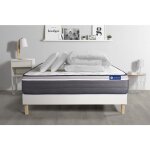 Ensemble matelas sommier actilatex plus 160 x 200 cm 2 oreillers et couette latex et m�moire de forme ...
