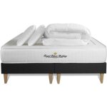 Royal palace bedding - ensemble matelas sommier lancaster 160 x 200 cm - couleur : noir avec 2 oreillers ... Royal palace bedding - ensemble matelas sommier lancaster 160 x 200 cm - couleur : noir avec 2 oreillers ...