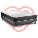 Vitalit - ensemble matelas sommier vitalmemo one 140 x 200 - couleur: gris