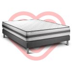 Ensemble matelas sommier vitalpower recover 140 x 200 - couleur: gris Ensemble matelas sommier vitalpower recover 140 x 200 - couleur: gris