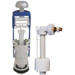 Ensemble m�canisme wc simple d�bit interrompable et robinet flotteur silencieux regiplast