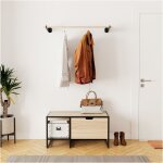 Mob - in - ensemble meubles d'entre banc pour rangement chaussures et barre de penderie