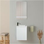Meuble lave - mains lisa + miroir tablette