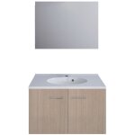 Ensemble de meubles one pack - l 80 cm - orme sable