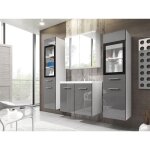 Ensemble de meubles de salle de bain madrid ii, ensemble de meubles avec lavabo inclus, éclairage led, ... Ensemble de meubles de salle de bain madrid ii, ensemble de meubles avec lavabo inclus, éclairage led, ...