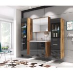 Bratex - ensemble de meubles de salle de bain madrid ii, ensemble de meubles avec lavabo inclus, sans ...