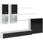 Skraut home - ensemble de meubles, meuble de salon unit murale, meuble bas tv, salle  manger, ensemble ...