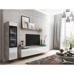 Bratex - ensemble de meubles de salon vera i, ensemble de meubles de salon, �clairage led inclus, couleur ...