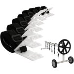 Ensemble de moulinet de couverture de piscine 8pcs kit de fixation de bobine de couverture solaire de ...