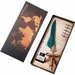Ensemble plume et encre plume plume dip pen avec plumes de remplacement calligraphie �criture vintage ...