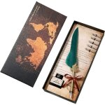 Ensemble plume et encre plume plume dip pen avec plumes de remplacement calligraphie Écriture vintage ... Ensemble plume et encre plume plume dip pen avec plumes de remplacement calligraphie Écriture vintage ...