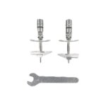 Ensemble de quincaillerie eta081 - cp pour odeon up confort sige avec chute amortie jacob delafon