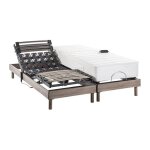 Deko dream - ensemble relaxation lectrique physiomax - matelas + sommiers 2x90x200 cm - ressorts ensachs ...