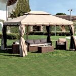 Ensemble de remplacement de 4 toiles latrales pour gazebo aventure mt. 3x4 - salon