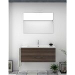 Ensemble de salle de bain suspendu florence 1 tiroir - 8 couleurs différentes - 14 dimensions - avec ... Ensemble de salle de bain suspendu florence 1 tiroir - 8 couleurs différentes - 14 dimensions - avec ...