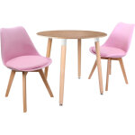 Ensemble de salle à manger rond halo lorenzo - une table à manger en bois de chêne et un ensemble de ... Ensemble de salle à manger rond halo lorenzo - une table à manger en bois de chêne et un ensemble de ...