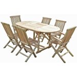C&l jardin - ensemble salon de jardin en teck solo 4 chaises 2 fauteuils C&l jardin - ensemble salon de jardin en teck solo 4 chaises 2 fauteuils