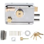 Ensemble de serrure � larder vintage en acier inoxydable, cylindre � entr�e verticale pour porte d'entr�e ...