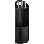 Ensemble serviteur de chemine 4 pices acier accessoire pelle balai support tisonnier, noir - relaxdays ...