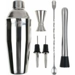 Ensemble de shaker � cocktail, ensemble de bar � cocktail professionnel en acier inoxydable de 6 pi�ces ...