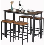 Eggree - ensemble de table et chaises - table naturelle et 4 chaises en cuir pour une ambiance contemporaine ... Eggree - ensemble de table et chaises - table naturelle et 4 chaises en cuir pour une ambiance contemporaine ...