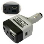 Ensoleille - 12v / 24v � 220v adaptateur d'onduleur de puissance mobile de voiture usb chargeur de convertisse ...