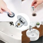 2 pièces bonde de lavabo universel pop up, bonde de lavabo pop - up avec filtre anti - clogging, bouchon ... 2 pièces bonde de lavabo universel pop up, bonde de lavabo pop - up avec filtre anti - clogging, bouchon ...