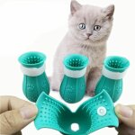 4pcs bottes anti - rayures pour pieds de chat chat bottes anti - rayures chaussures de toilettage en ...