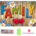 5d diy diamant peinture kit, diy plein diamant peinture strass broderie point de croix art artisanat ...