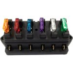 Bloc de fusible de lame de circuit automobile de vehicule de voiture de boite de support de fusible de ... Bloc de fusible de lame de circuit automobile de vehicule de voiture de boite de support de fusible de ...