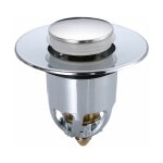 Bonde de lavabo pop - up, bouchon lavabo universel acier inoxydable cuivre flitre de vidange anti - bloqu ...